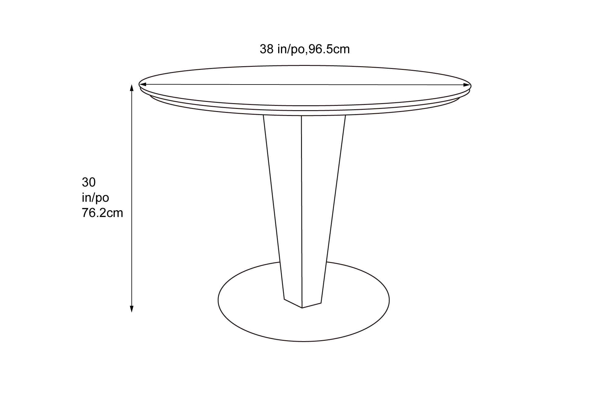 Selene Round Dining Table