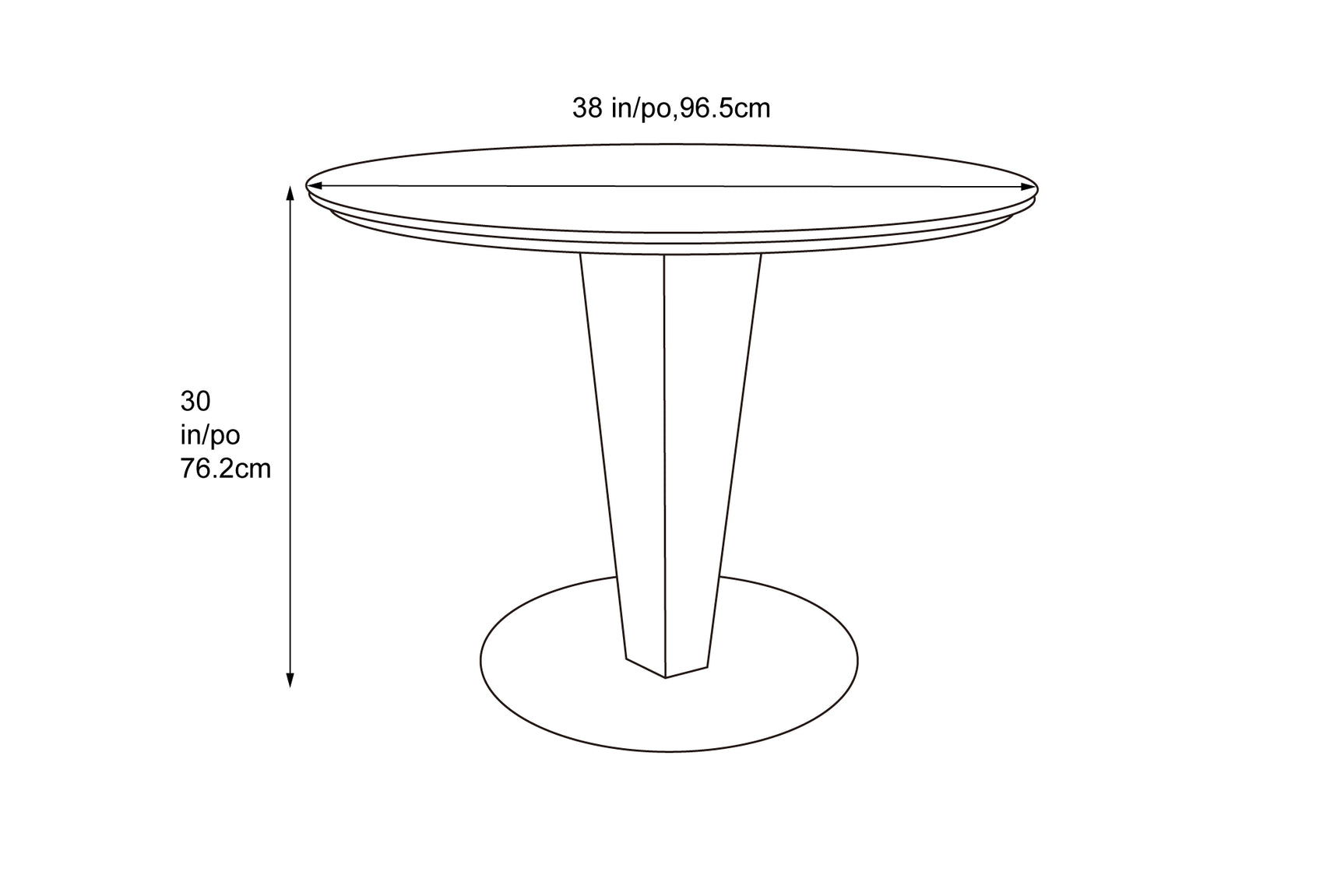 Selene Round Dining Table