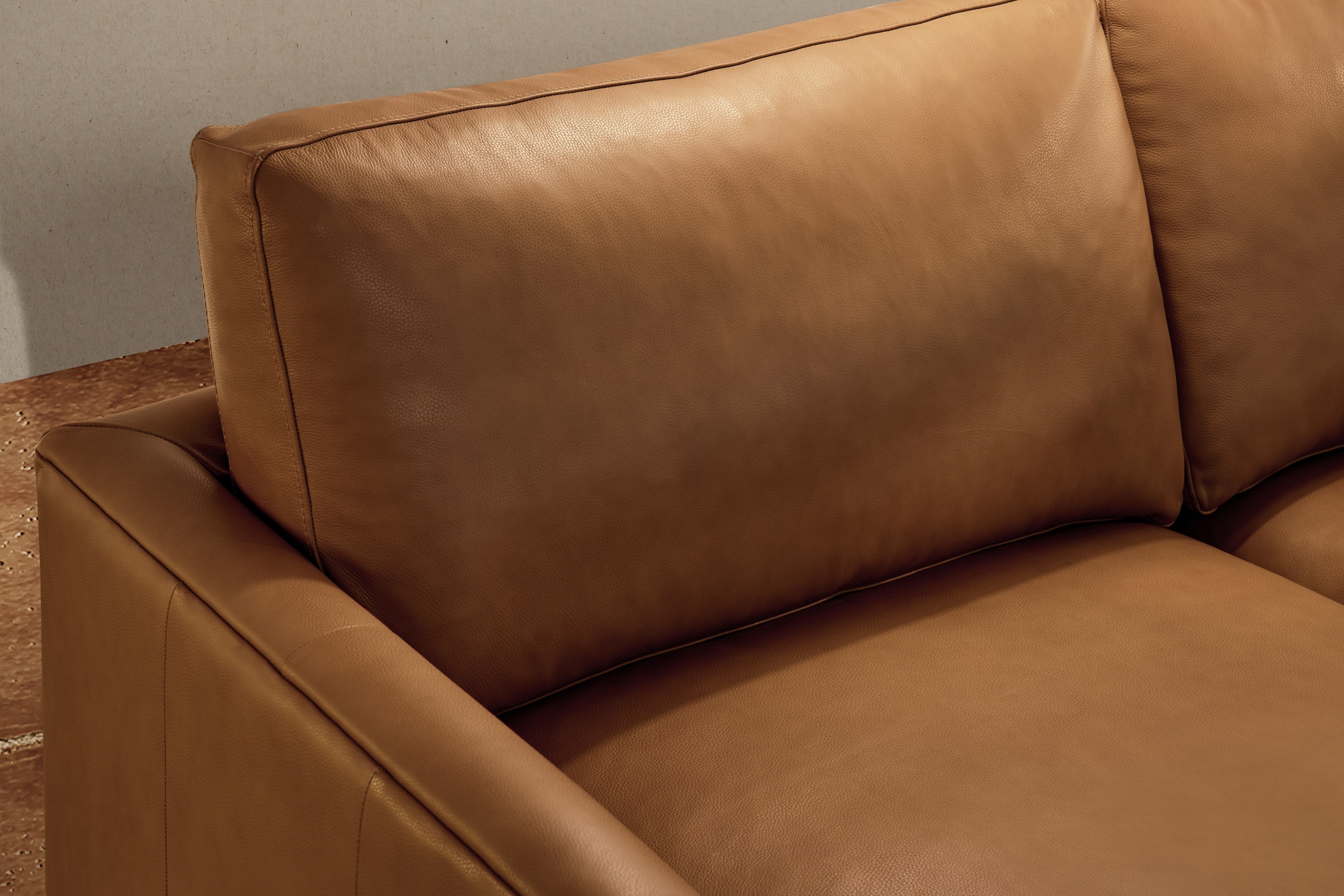 Serena Leather Sectional Sofa