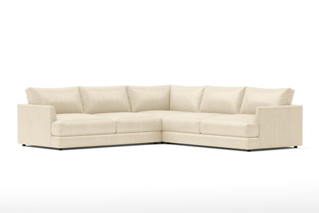 Serena Leather Corner Sectional Sofa