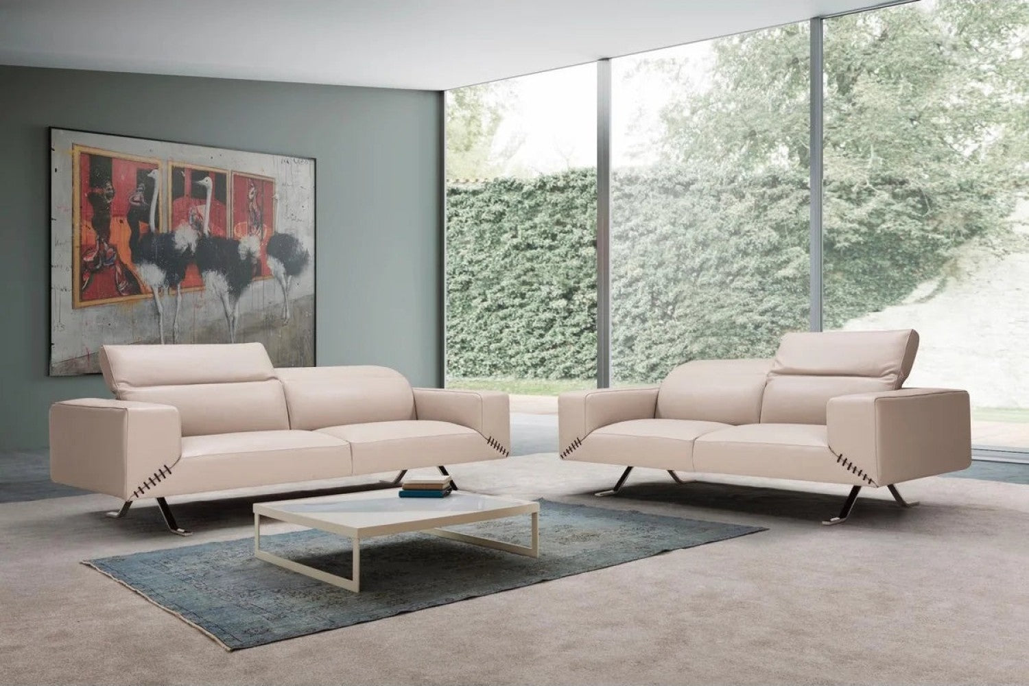 Thea Leather Sofa