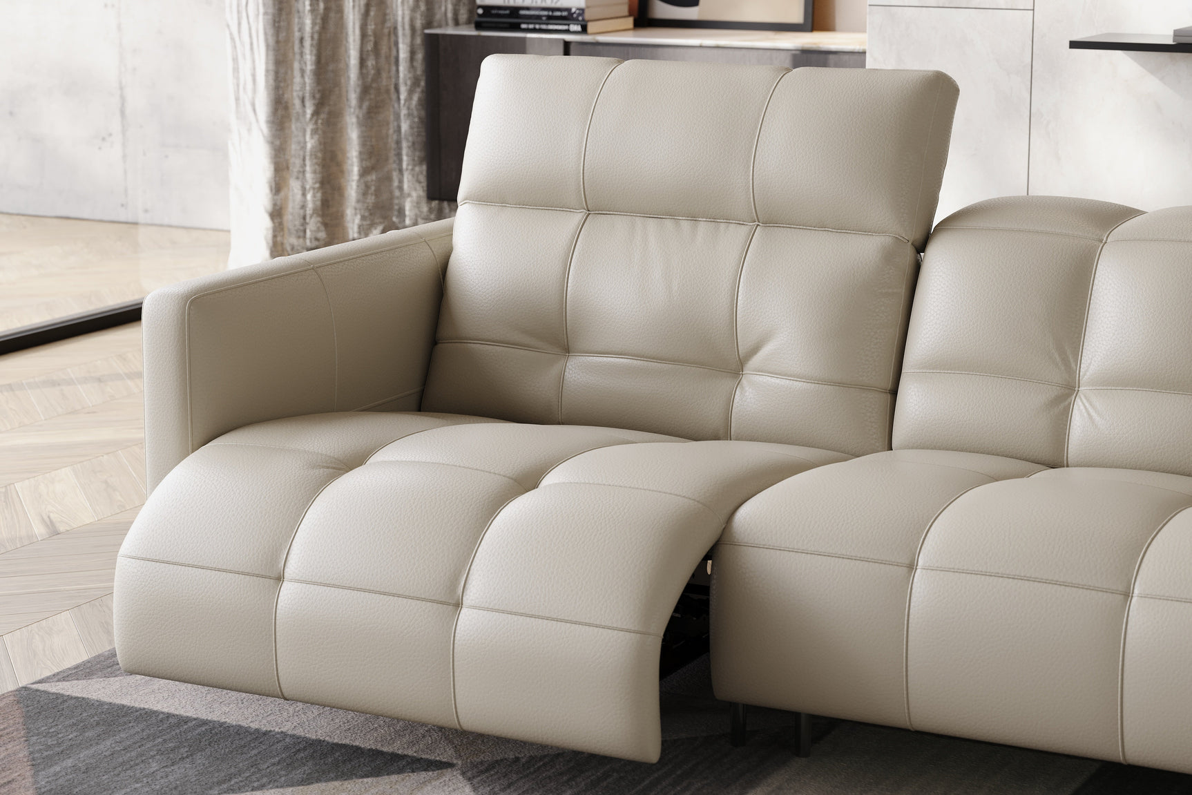 Sofia Leather Recliner Sofa