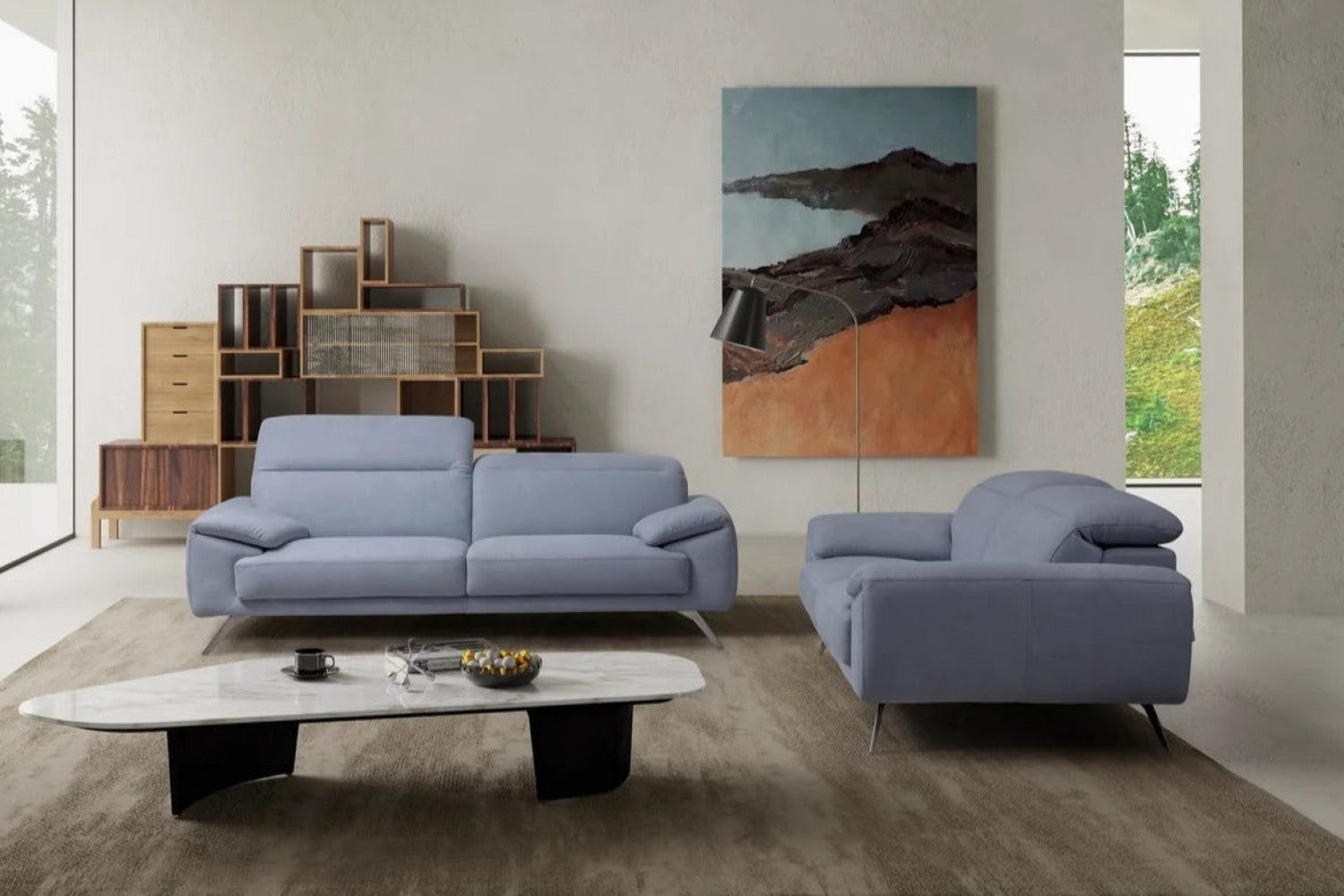 Sylvie Leather Sofa