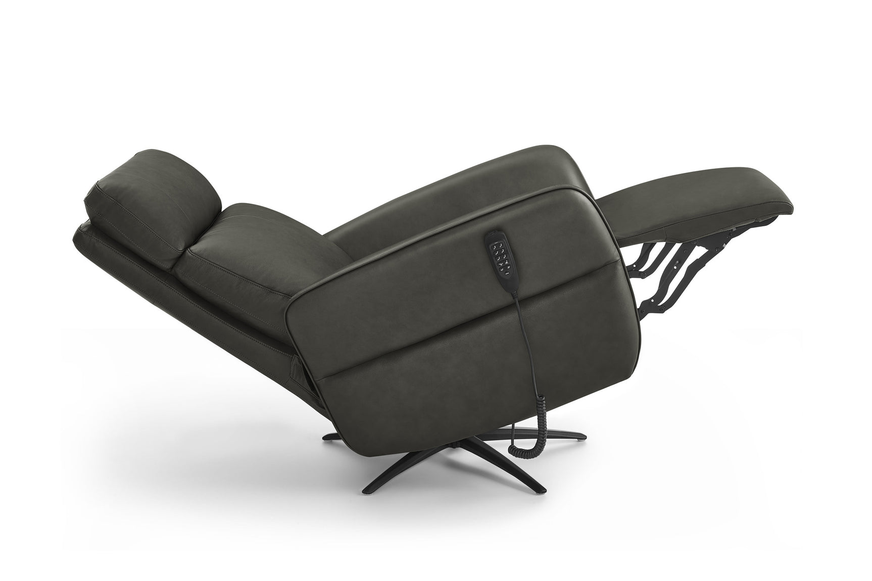 Valencia Tarno Leather Swivel Reclining Massage Chair