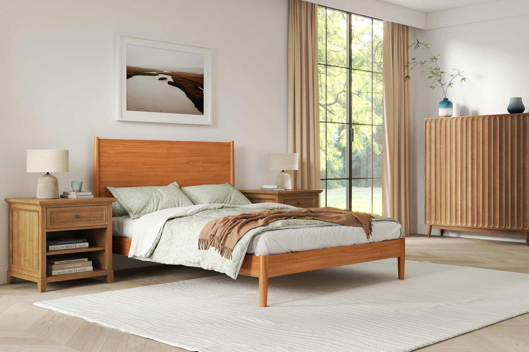 Tatum Wood Bed Frame