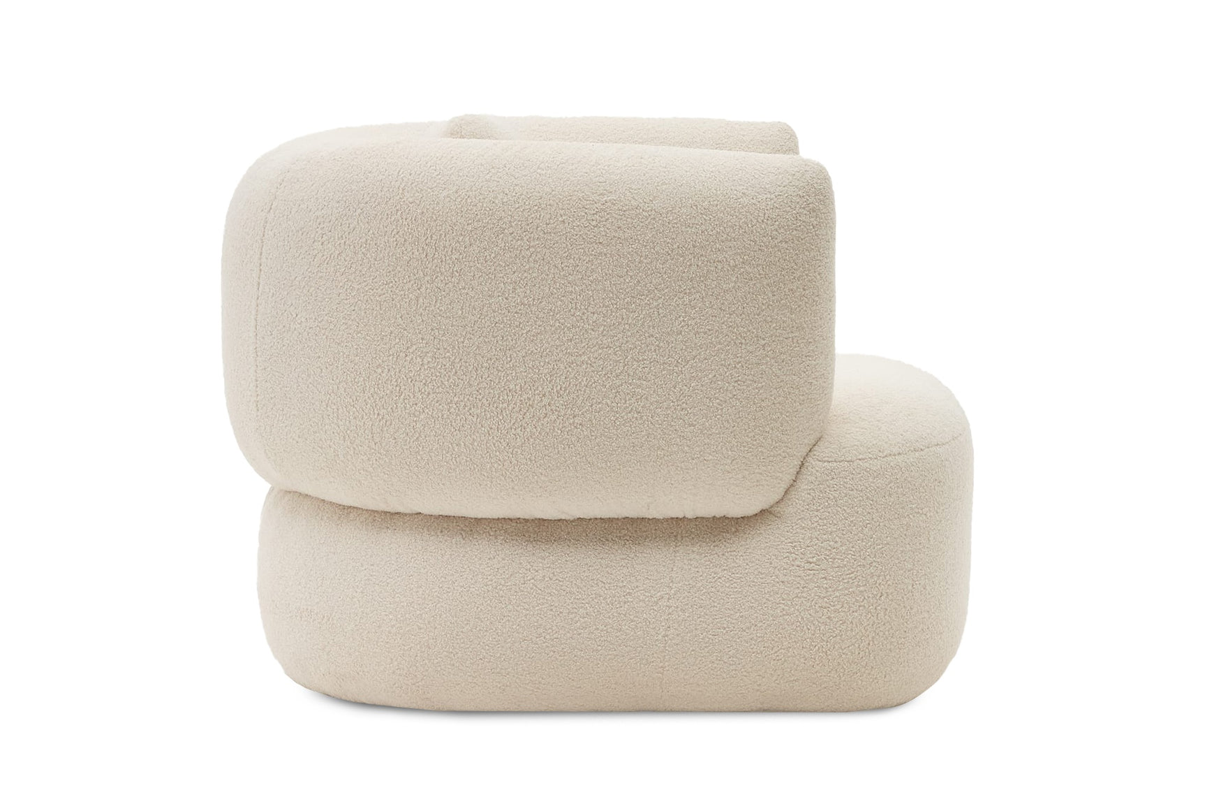 Tinsley Boucle Fabric Swivel Armchair