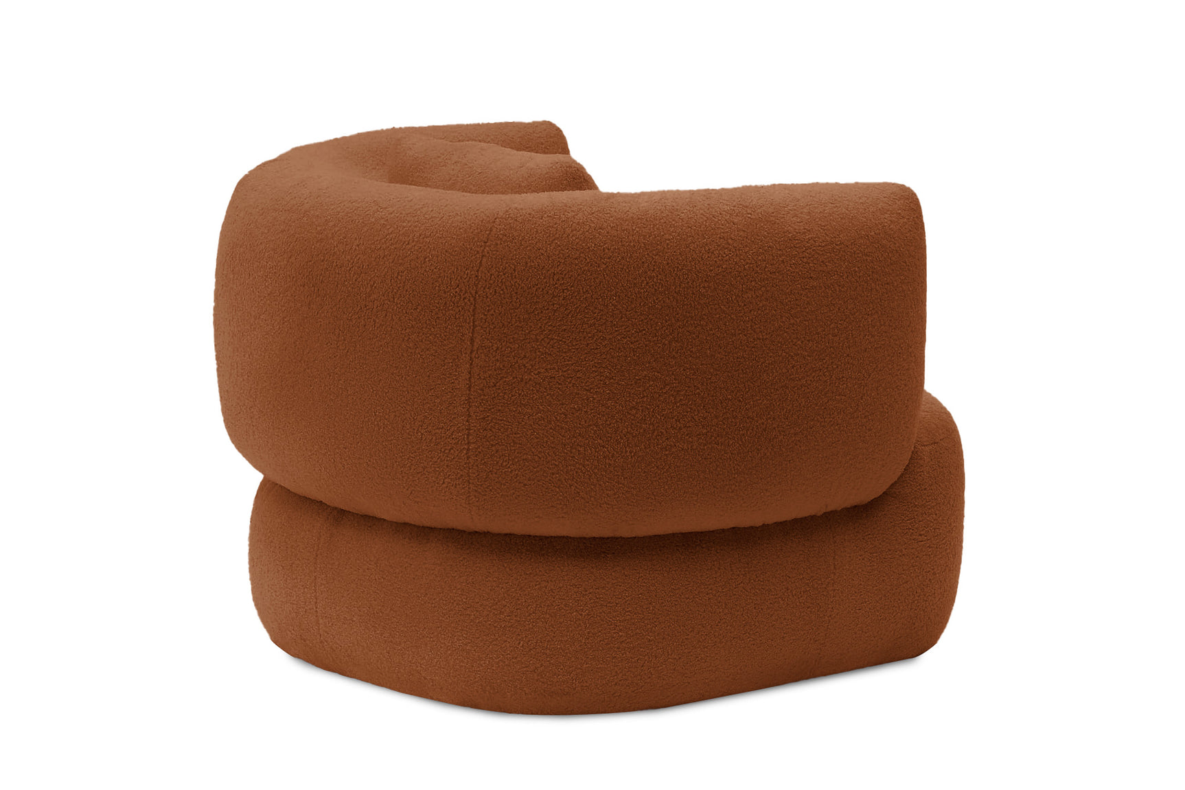 Tinsley Boucle Fabric Swivel Armchair