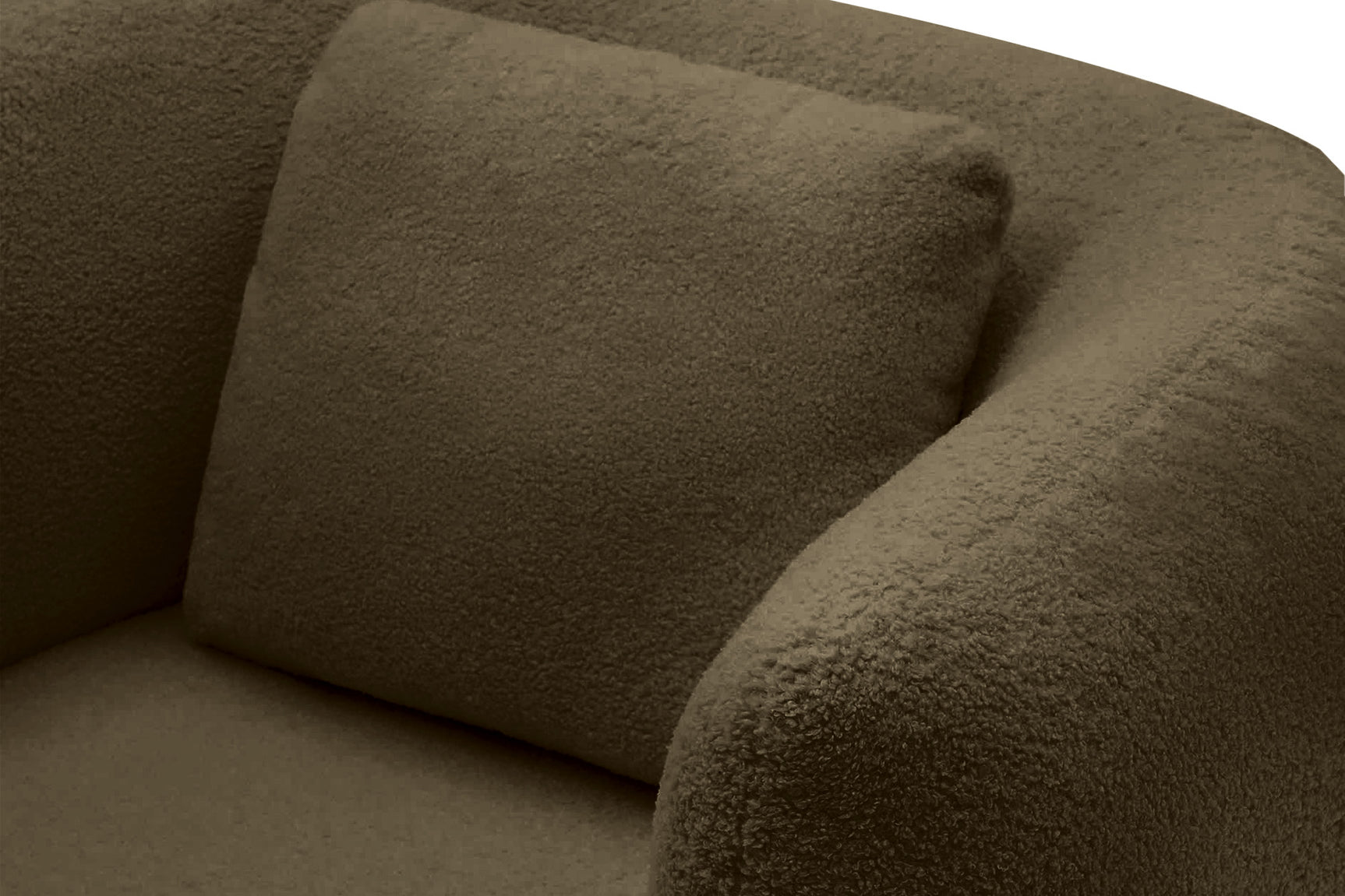 Tinsley Boucle Fabric Swivel Armchair