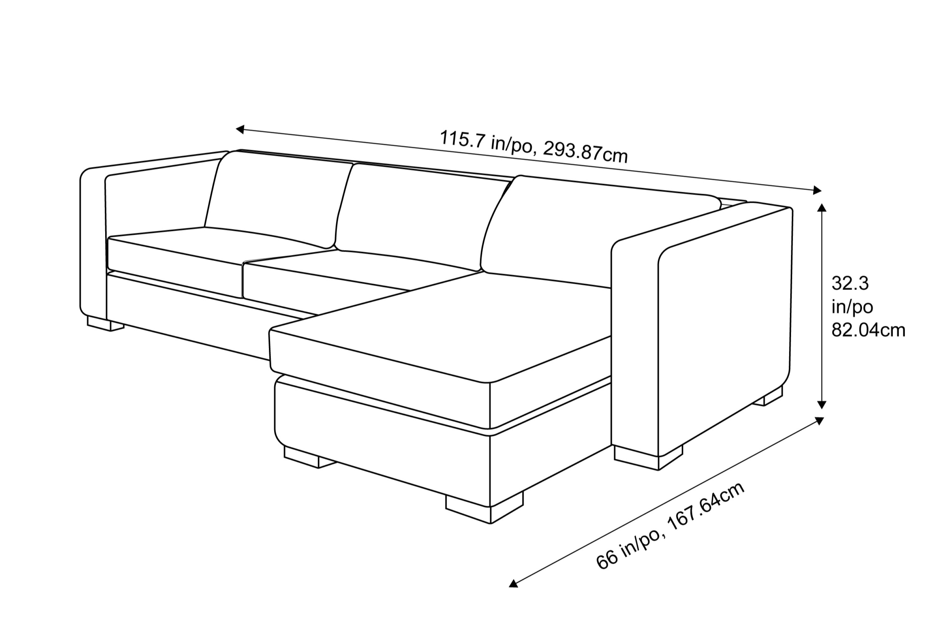 Tiziana Leather Sectional Sofa Bed