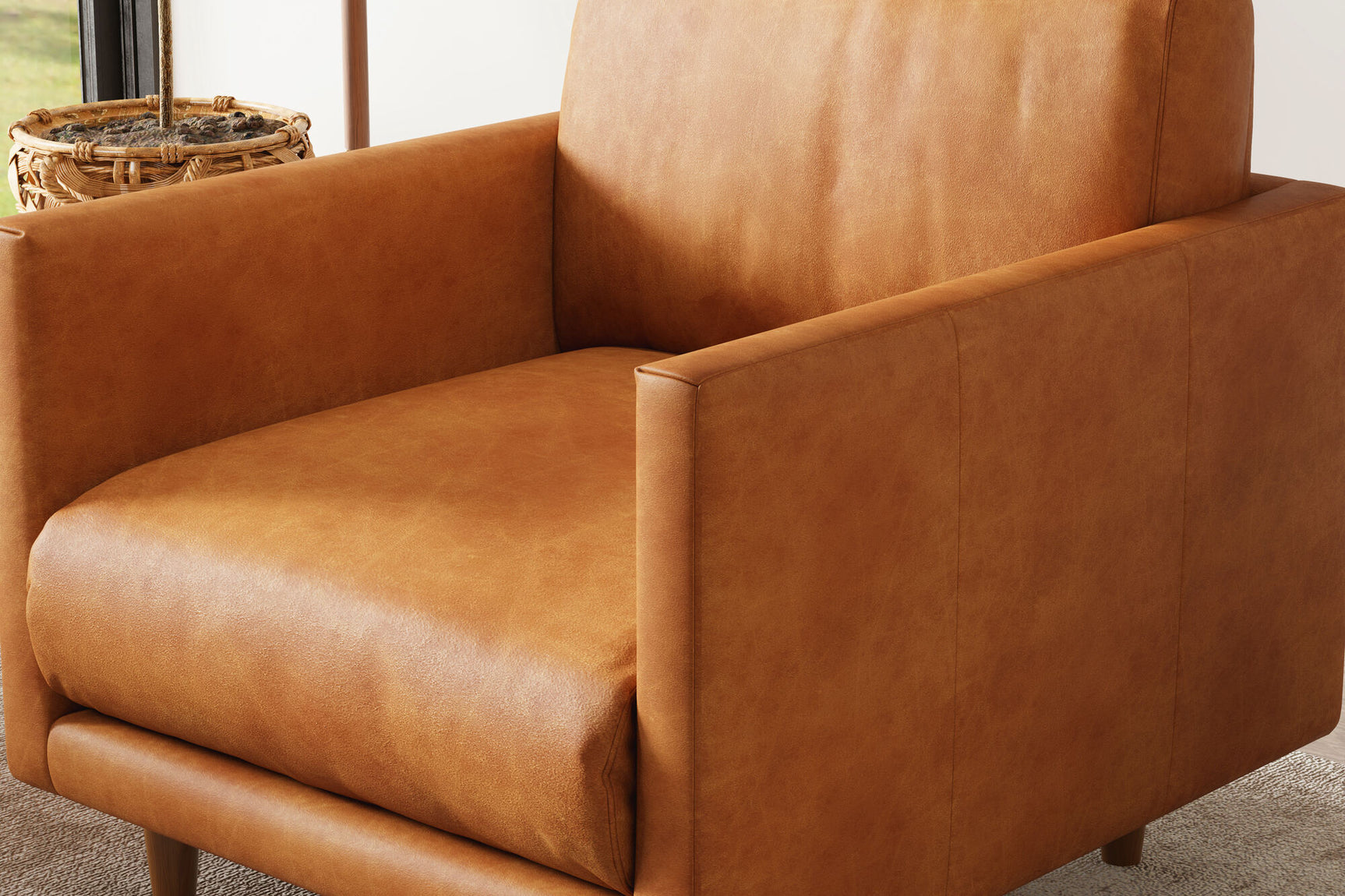 Toulon Leather Accent Chair