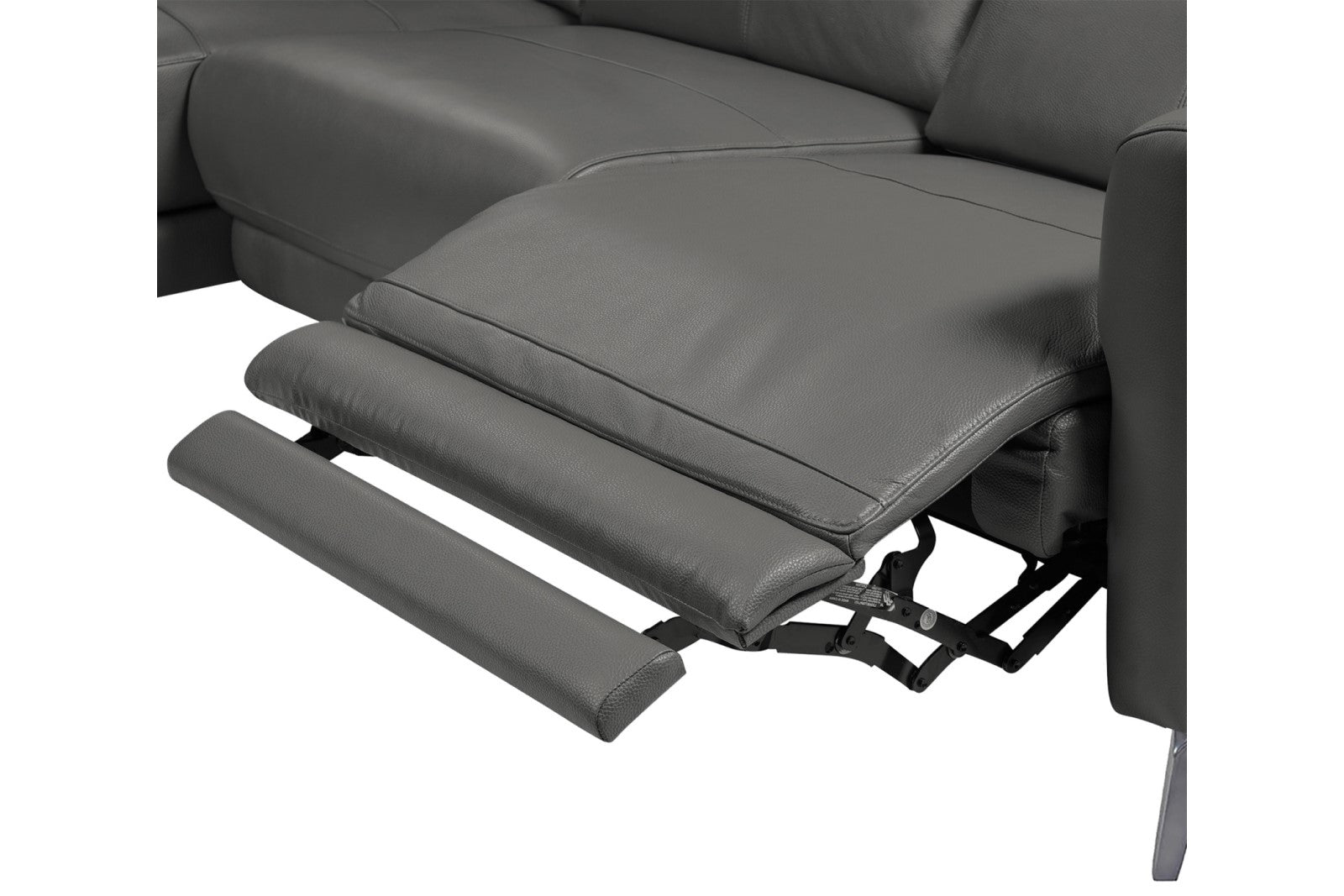 Andria Leather Reclining Sectional Sofa