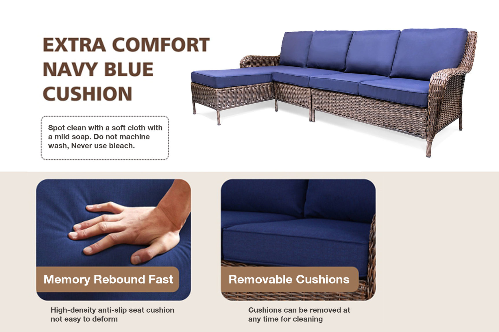 Brendon Outdoor Sectional Set