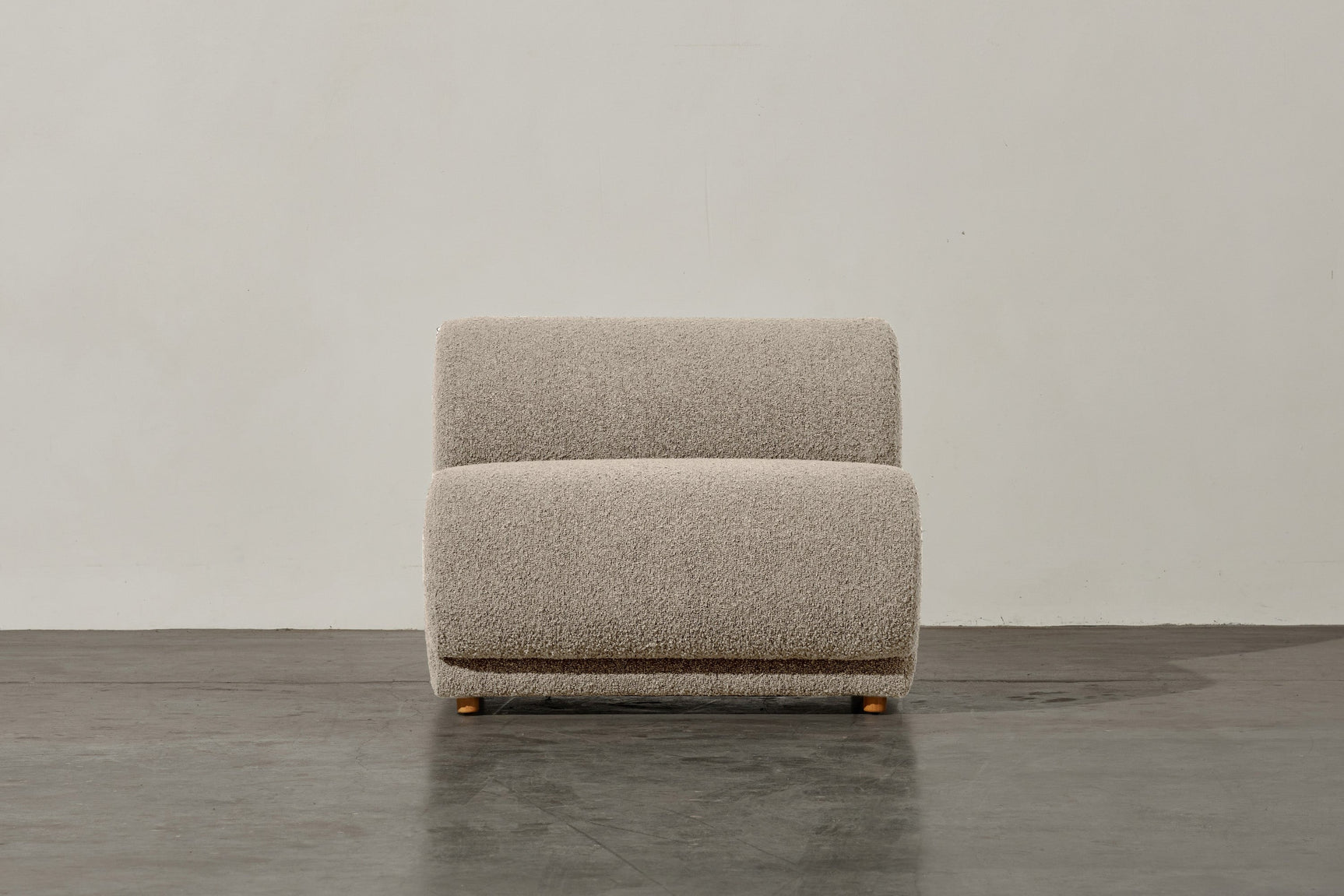 Christina Boucle Fabric Armless Sofa Module