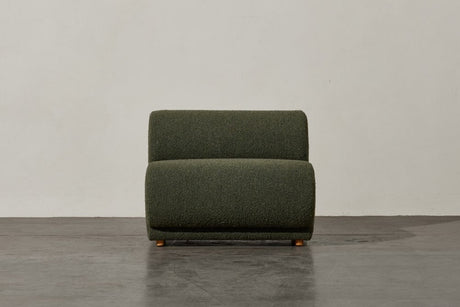 Christina Boucle Fabric Armless Sofa Module