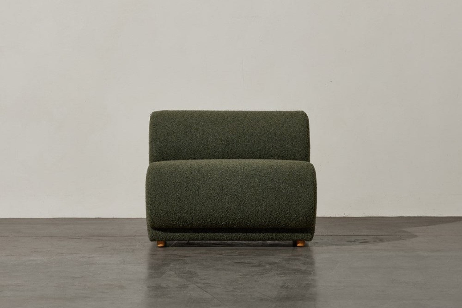 Christina Boucle Fabric Armless Sofa Module