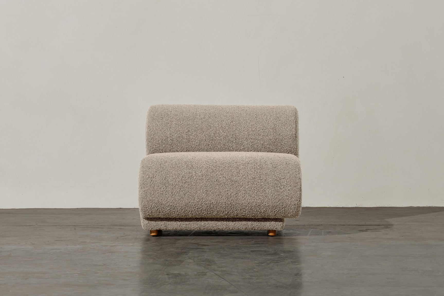 Christina Boucle Fabric Right Arm Sofa Module