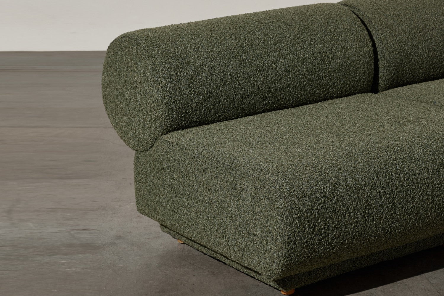 Christina Boucle Fabric Right Arm Sofa Module