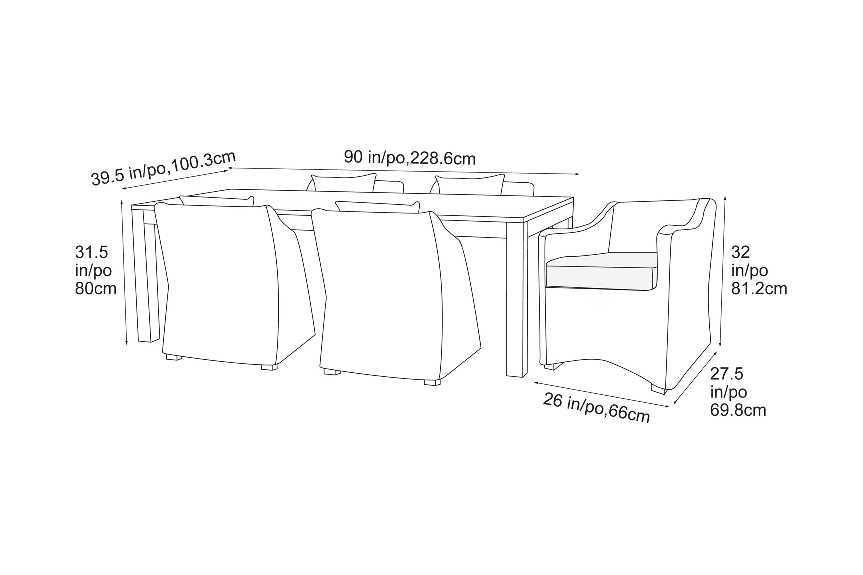 Esme Outdoor Dining Set