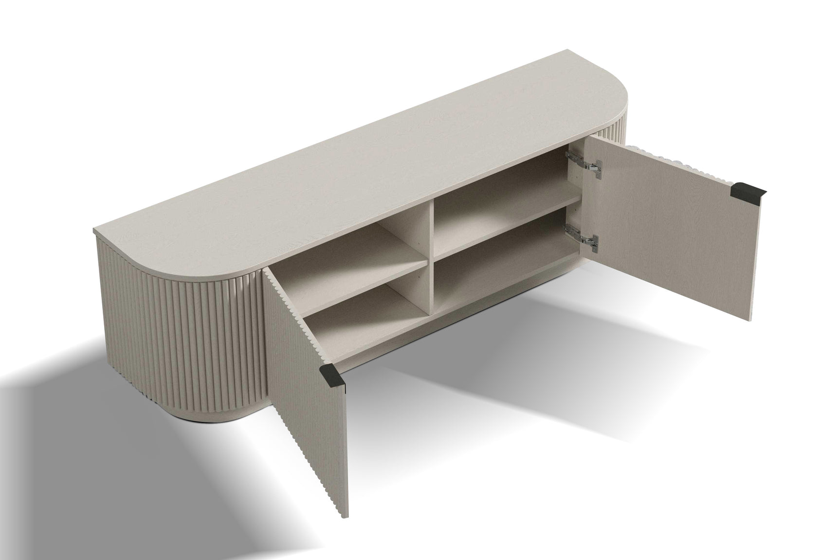 Flutra Wood Media Console