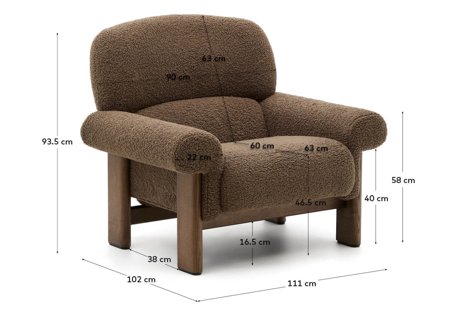 Hayden Fabric Armchair