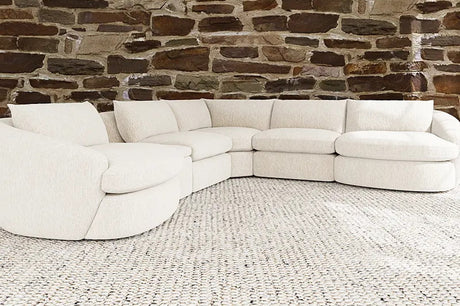 Kinsley Fabric Modular Corner Sectional Sofa