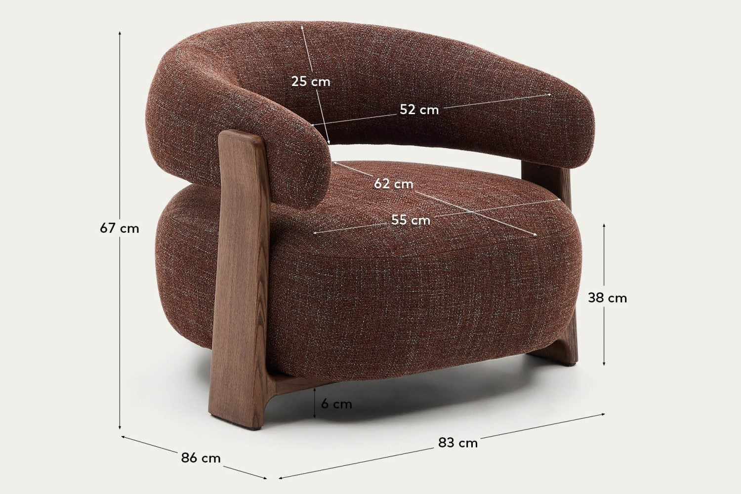 Leia Fabric Armchair