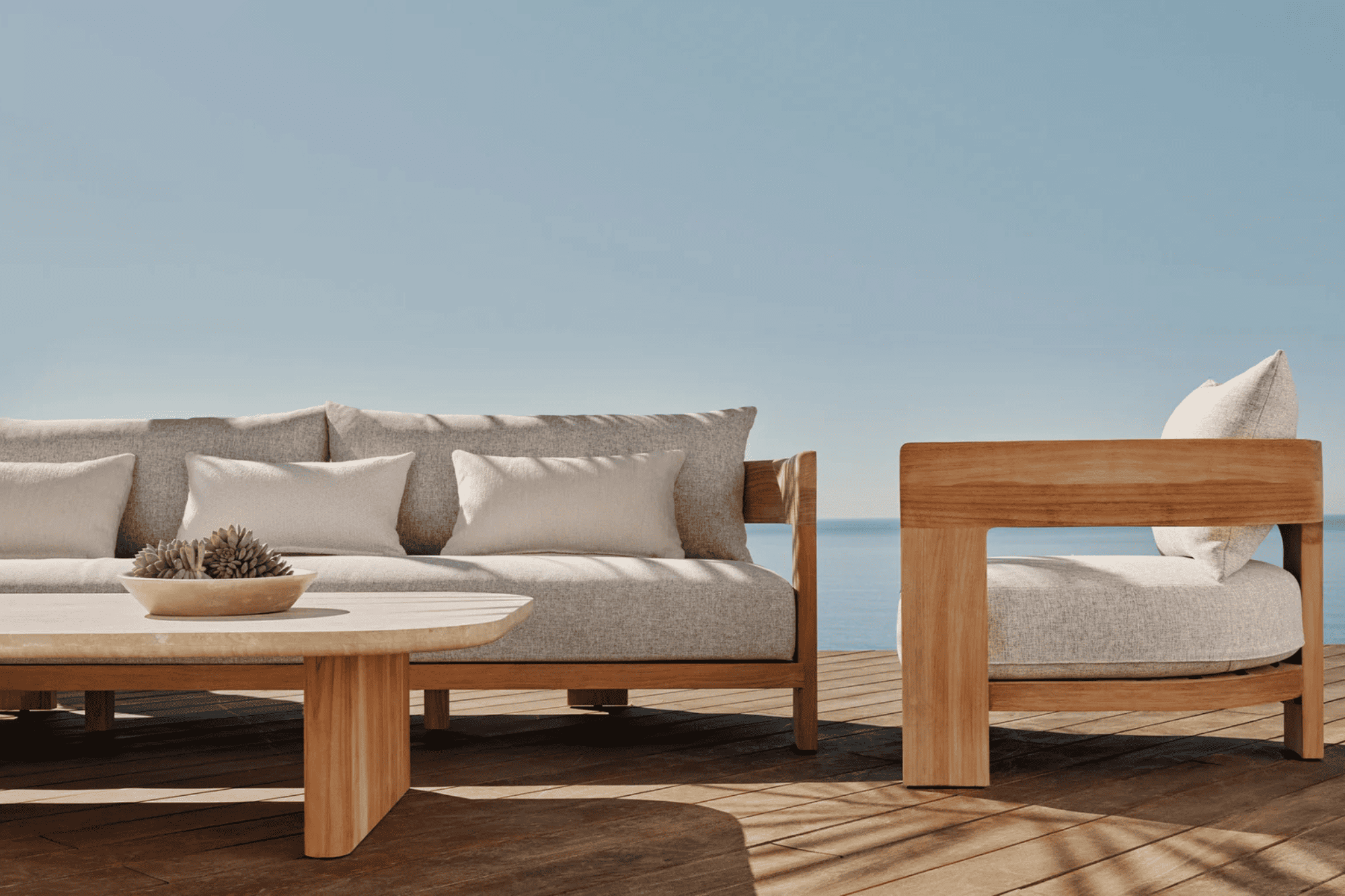 Leopold Teak Outdoor Lounge Chair