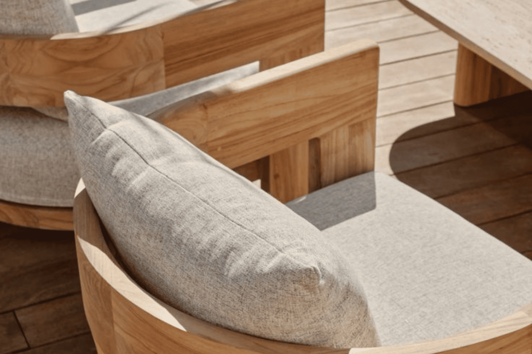 Leopold Teak Outdoor Lounge Chair