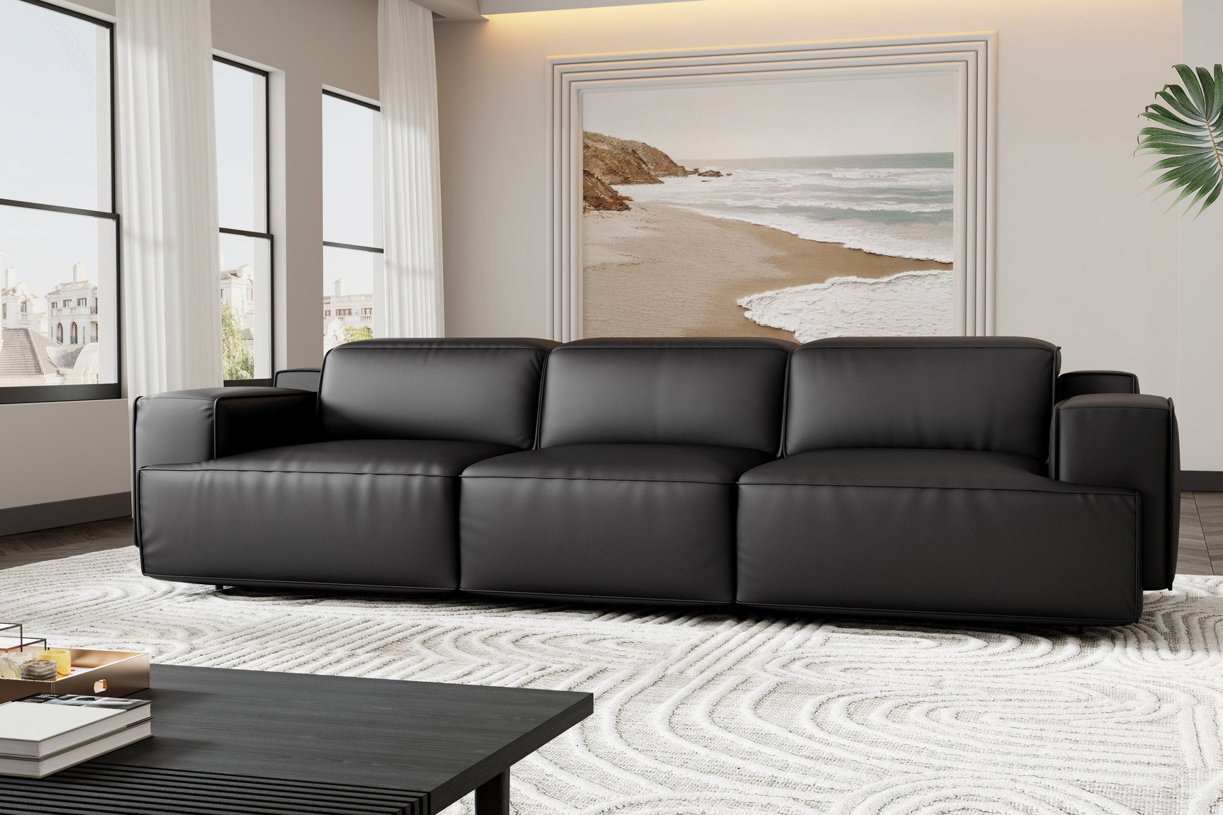 Valentina Leather Recliner Sofa