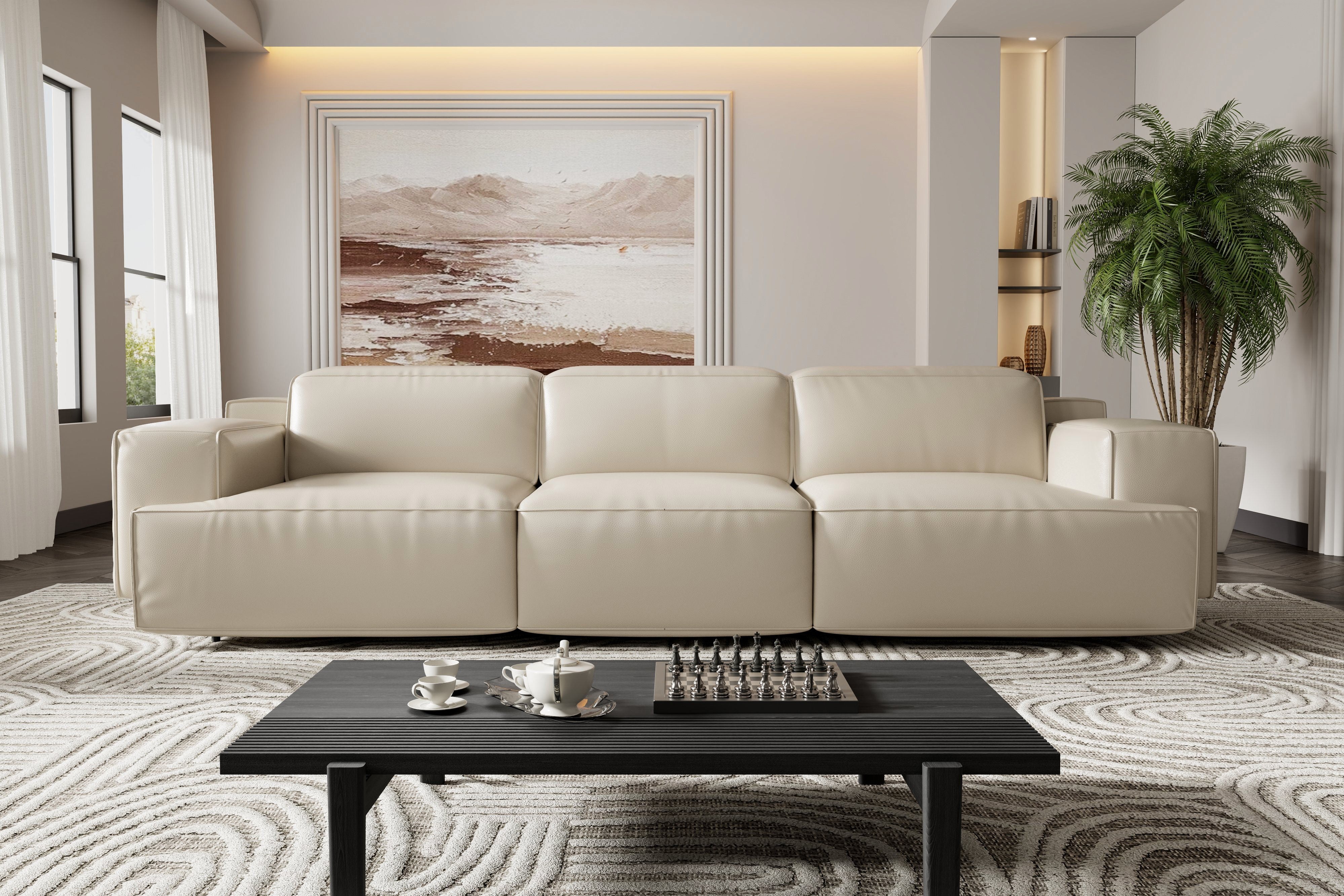 Valentina Leather Recliner Sofa