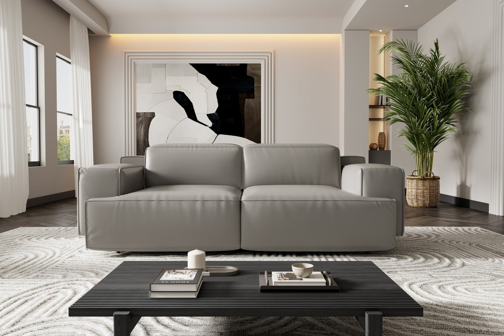 Valentina Leather Recliner Sofa