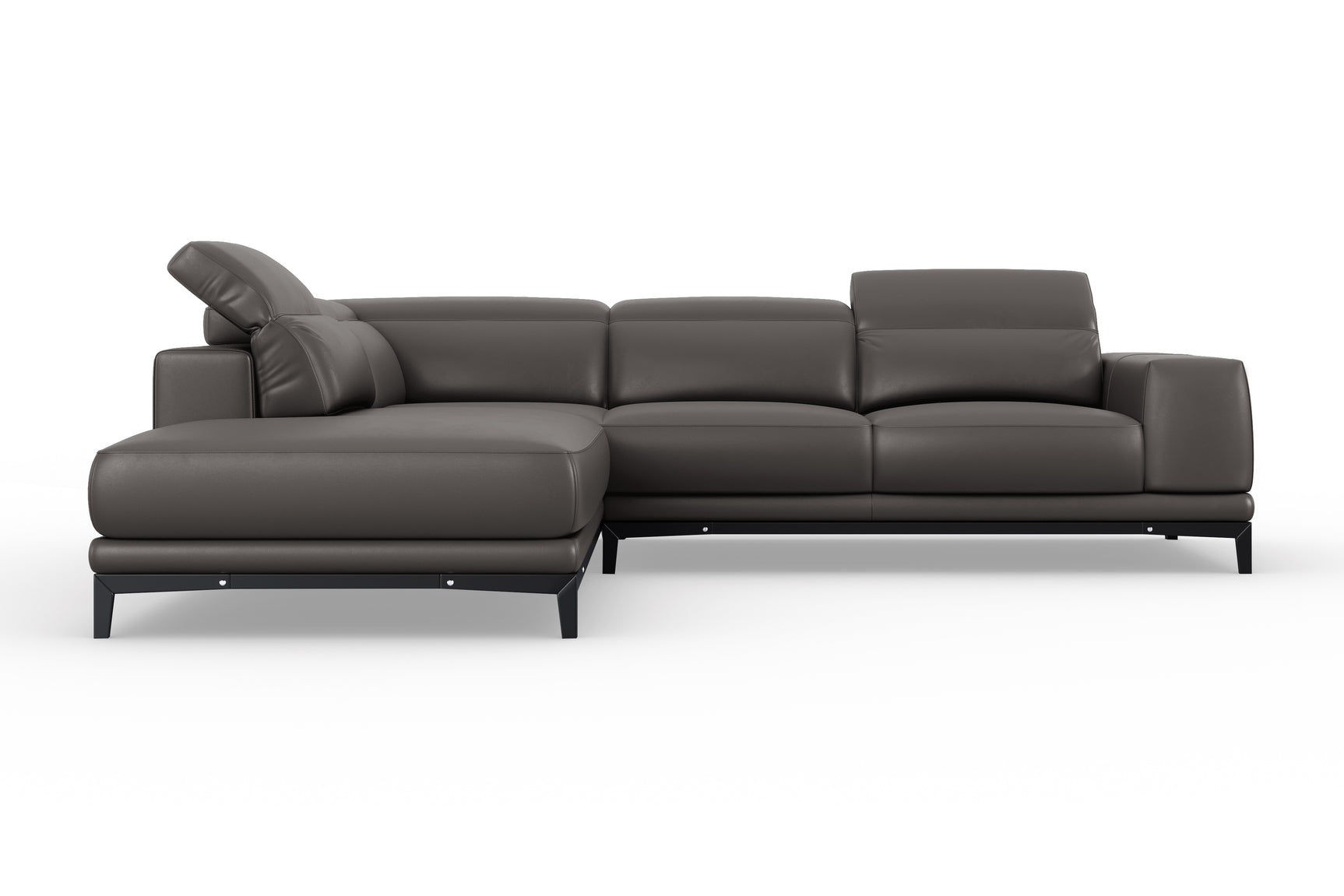 Valletta Leather Corner Sectional Sofa