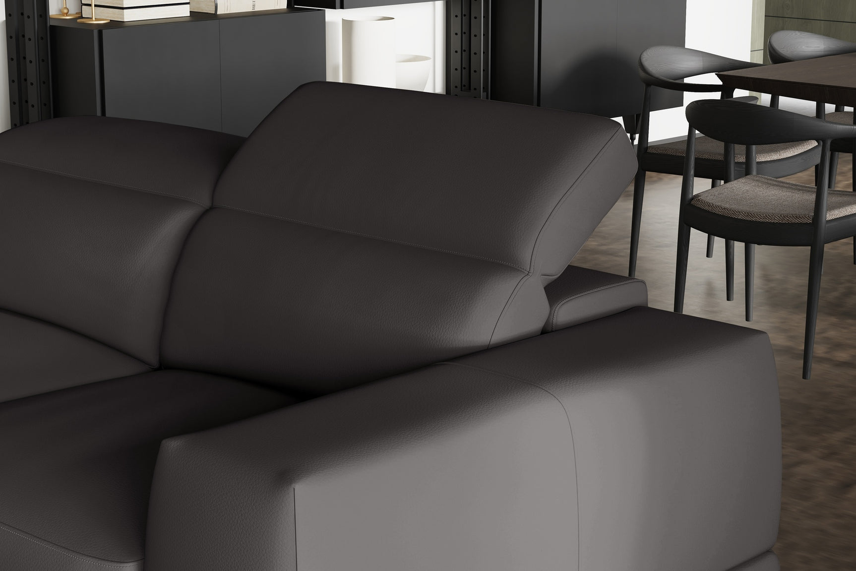 Valletta Leather Sectional Sofa