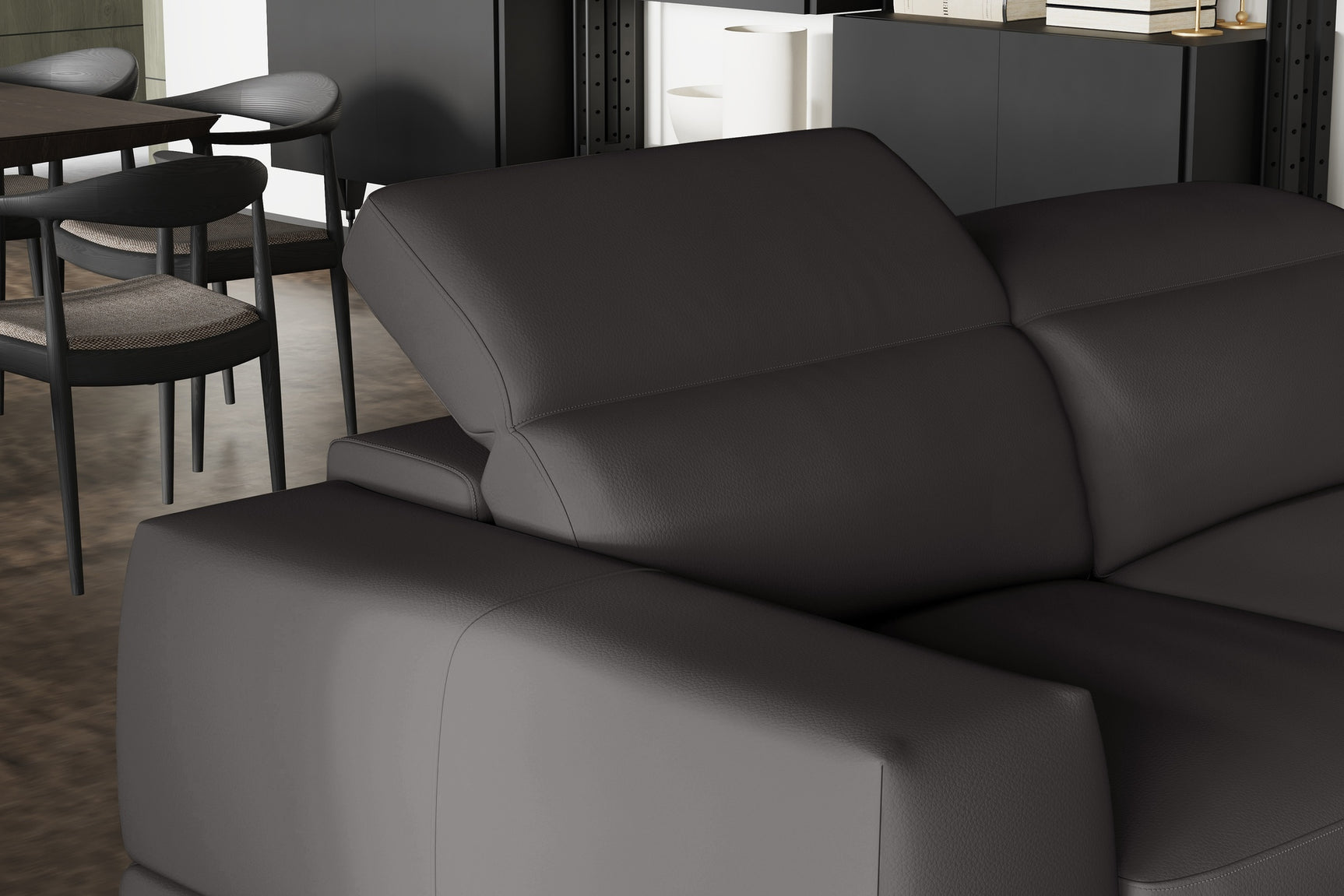 Valletta Leather Sectional Sofa