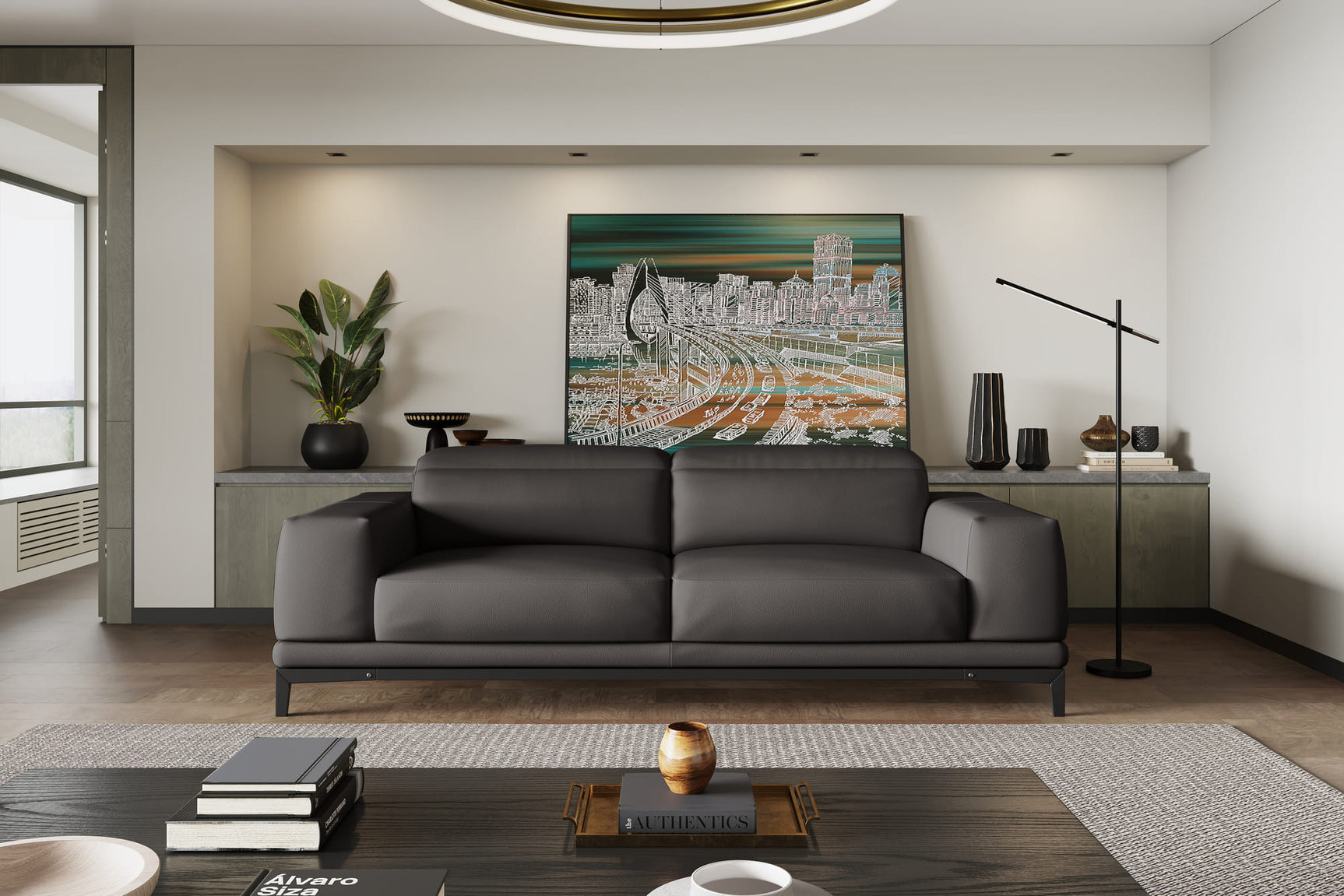 Valletta Leather Sofa