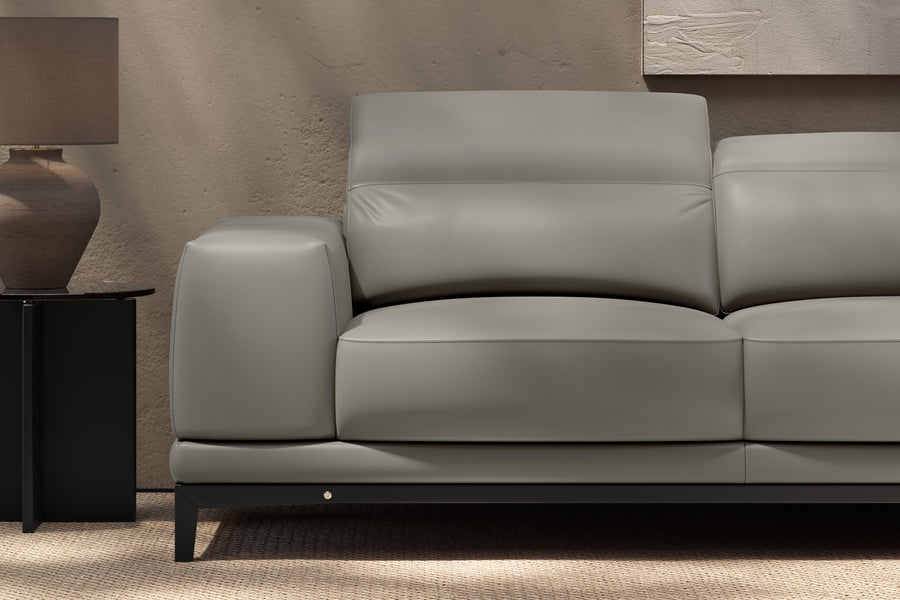 Valletta Leather Corner Sectional Sofa