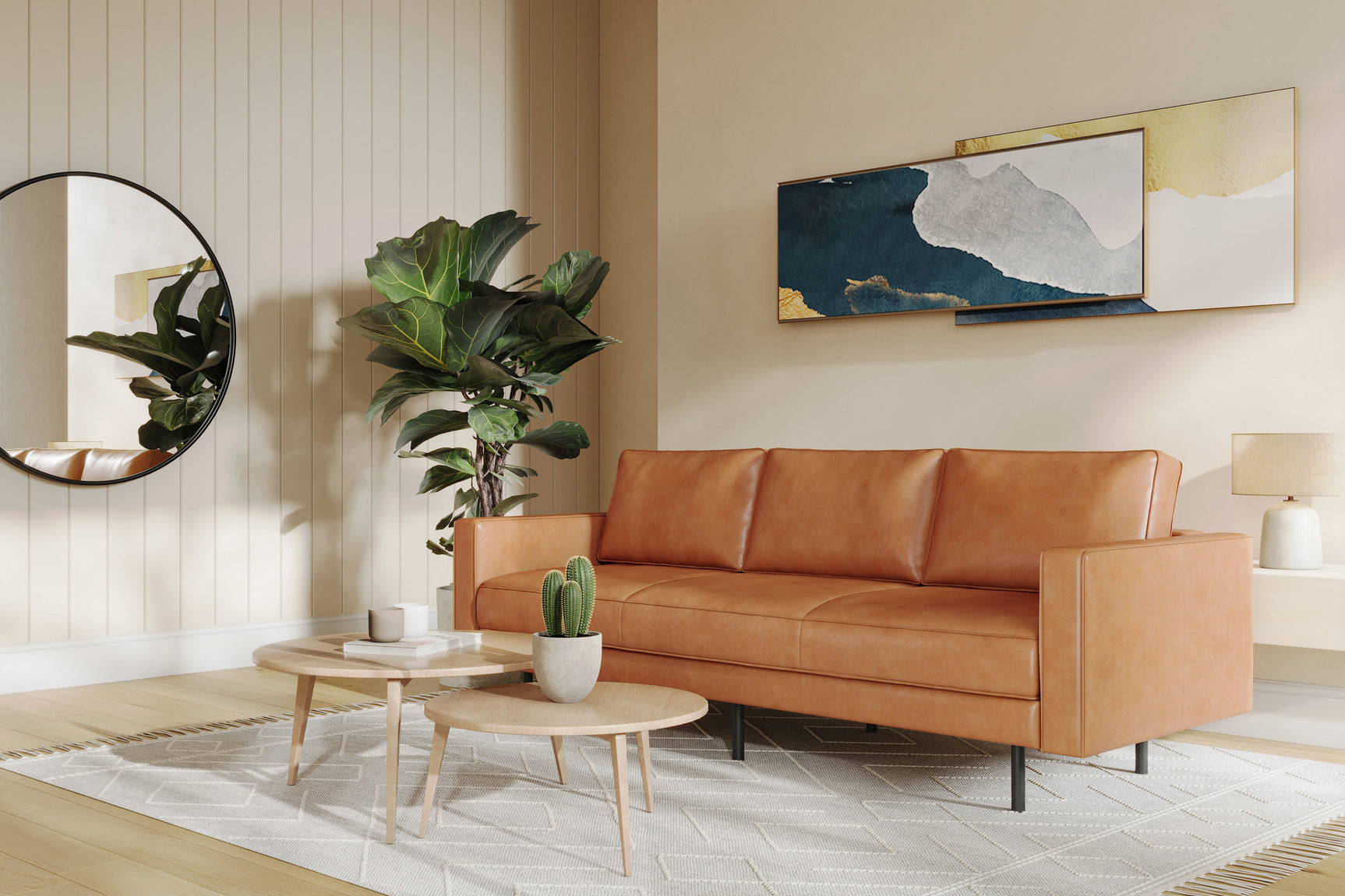 Varese Leather Sofa