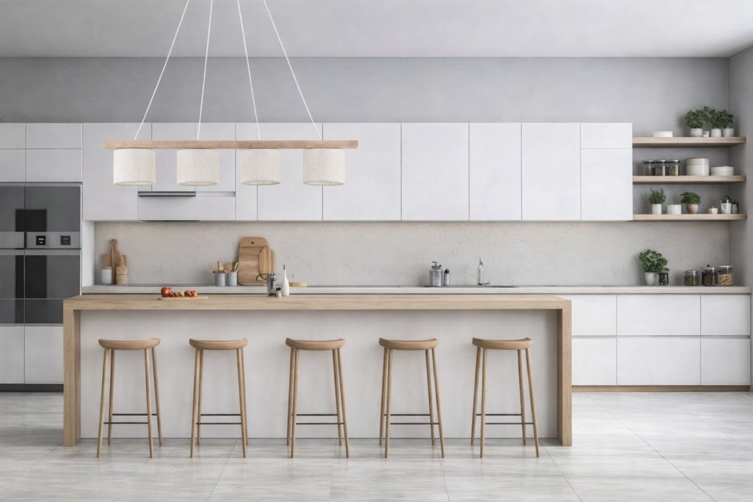 Varo Scandinavian Minimalist Pendant Ceiling Light for Kitchen Island, Dining Room & Modern Interiors