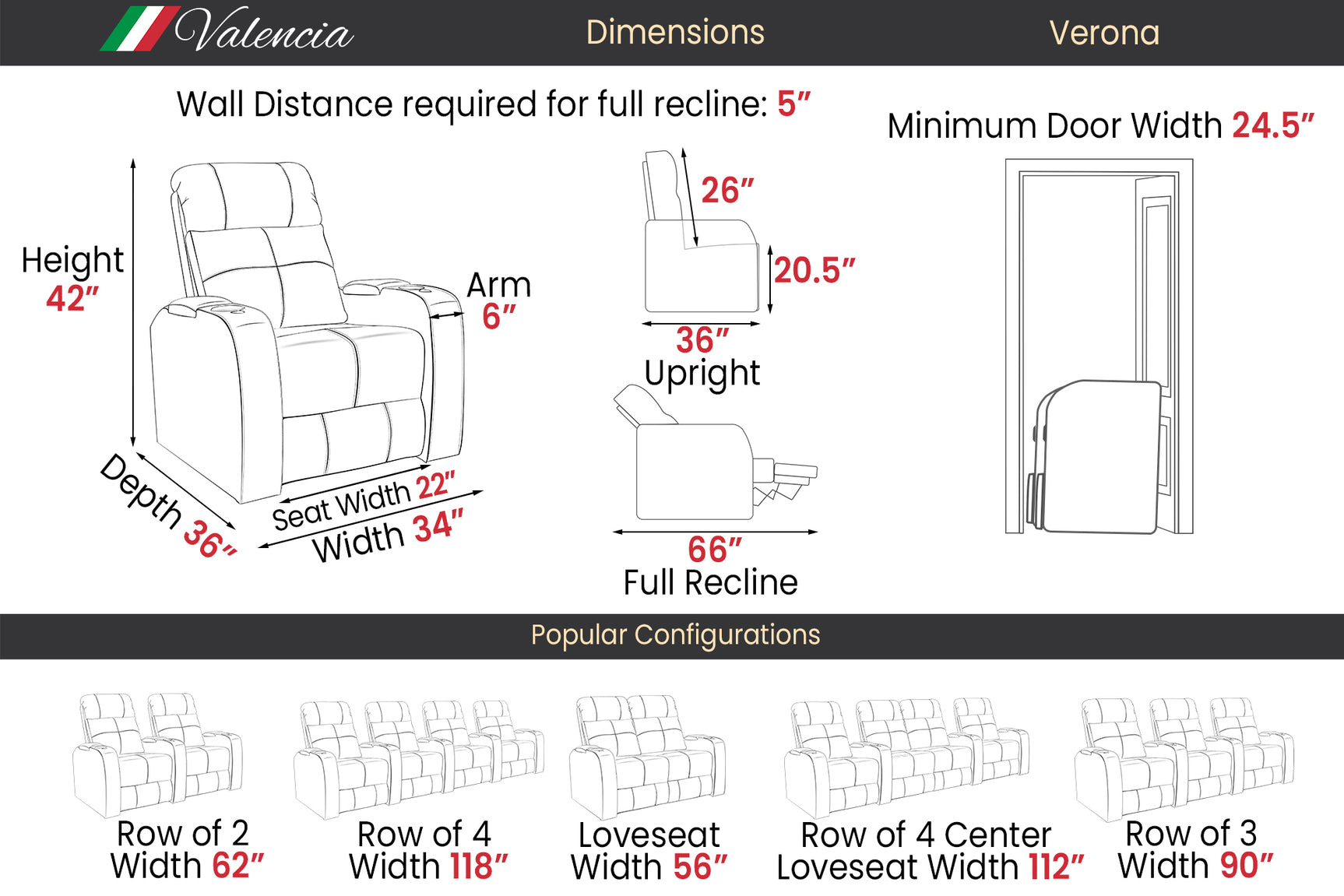 Verona Power Headrest