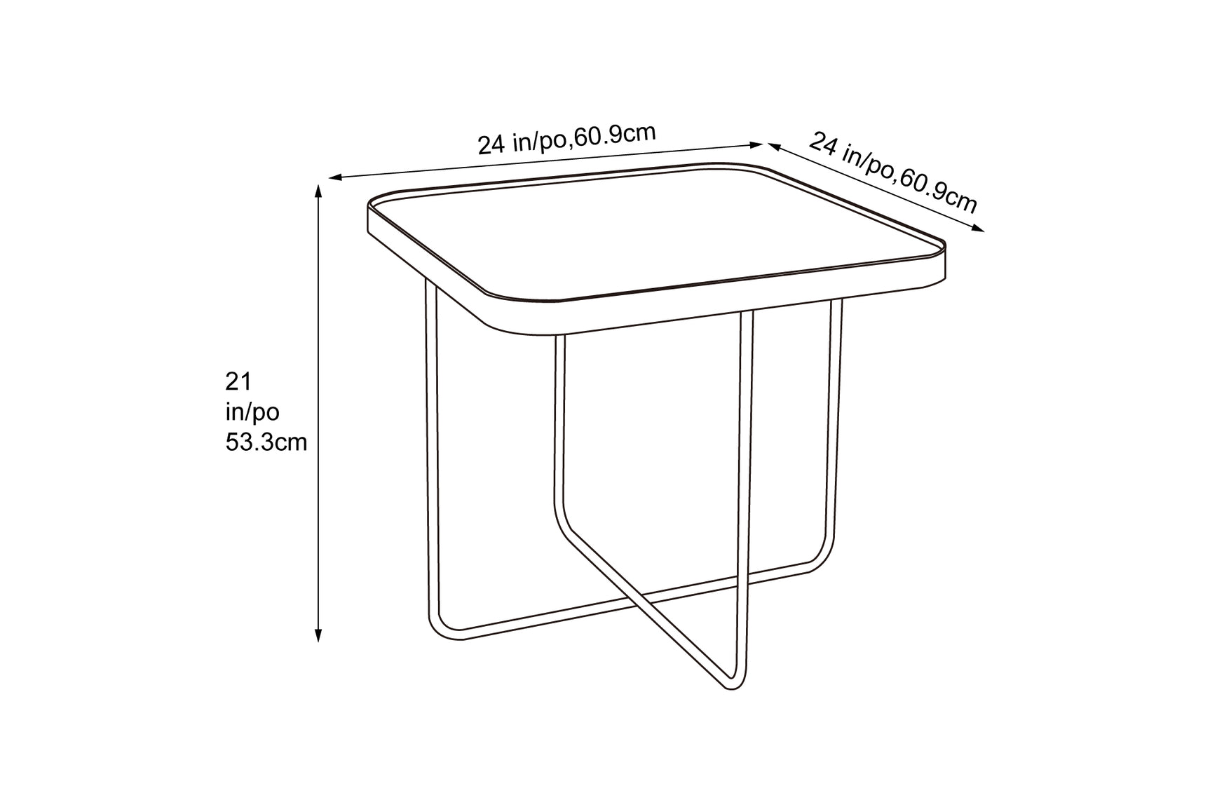 Vionna Ceramic Coffee Table
