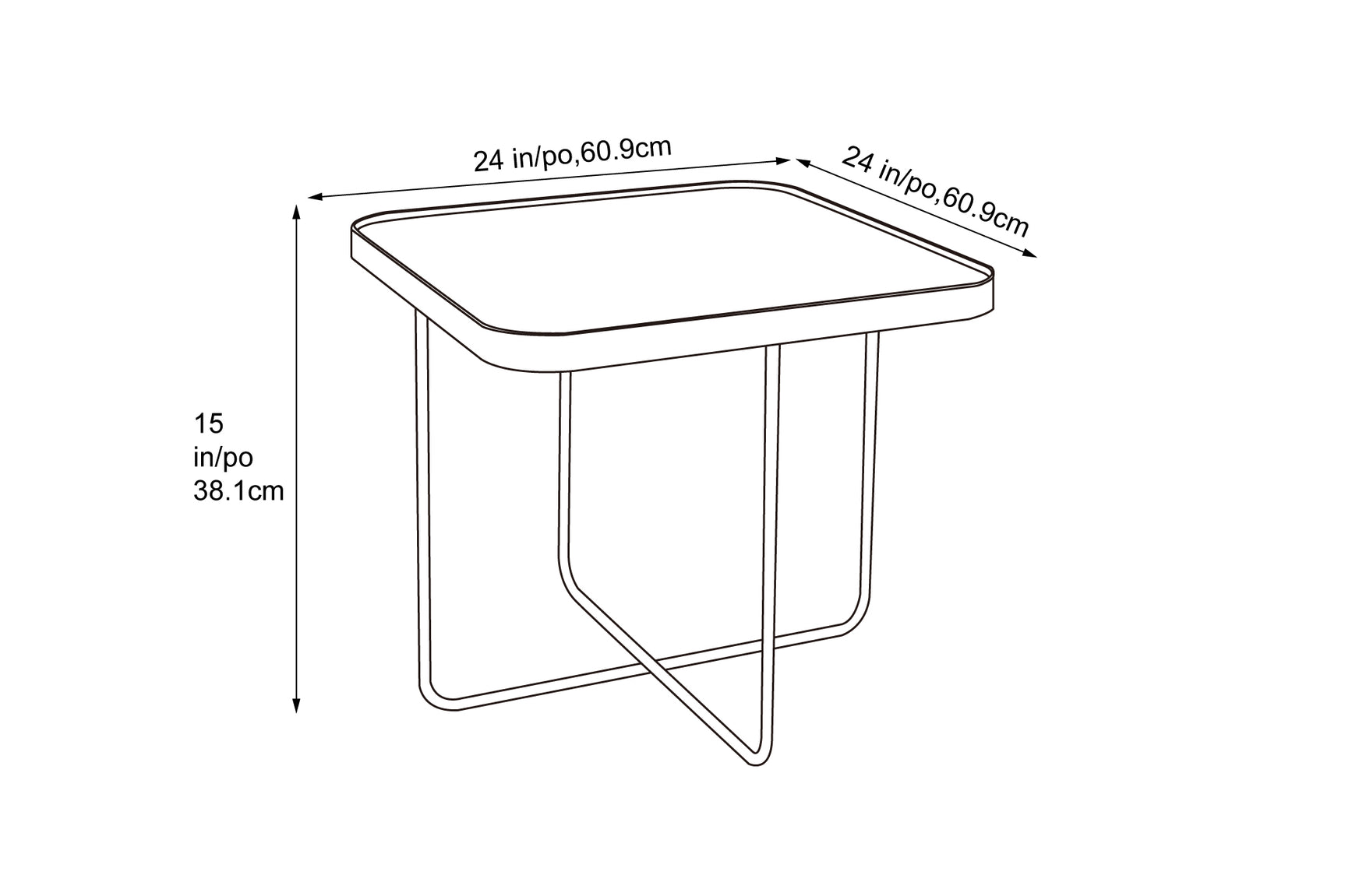 Vionna Ceramic Coffee Table