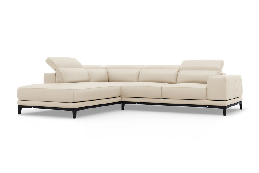 Valletta Leather Corner Sectional Sofa