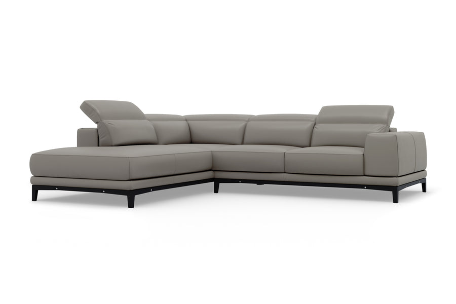 Valletta Leather Corner Sectional Sofa