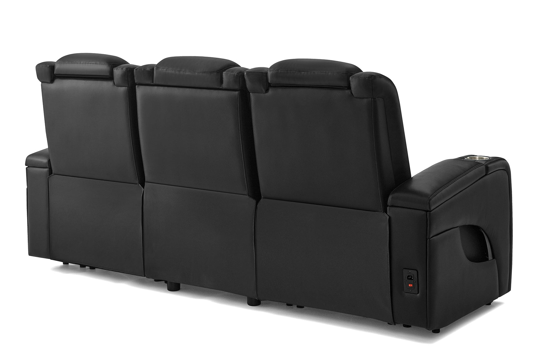Cyber Immersive Sound Italian Leather Home Theater Console with Heat & Massage & Bass Shaker