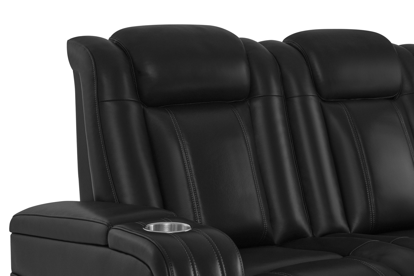 Cyber Immersive Sound Italian Leather Home Theater Console with Heat & Massage & Bass Shaker