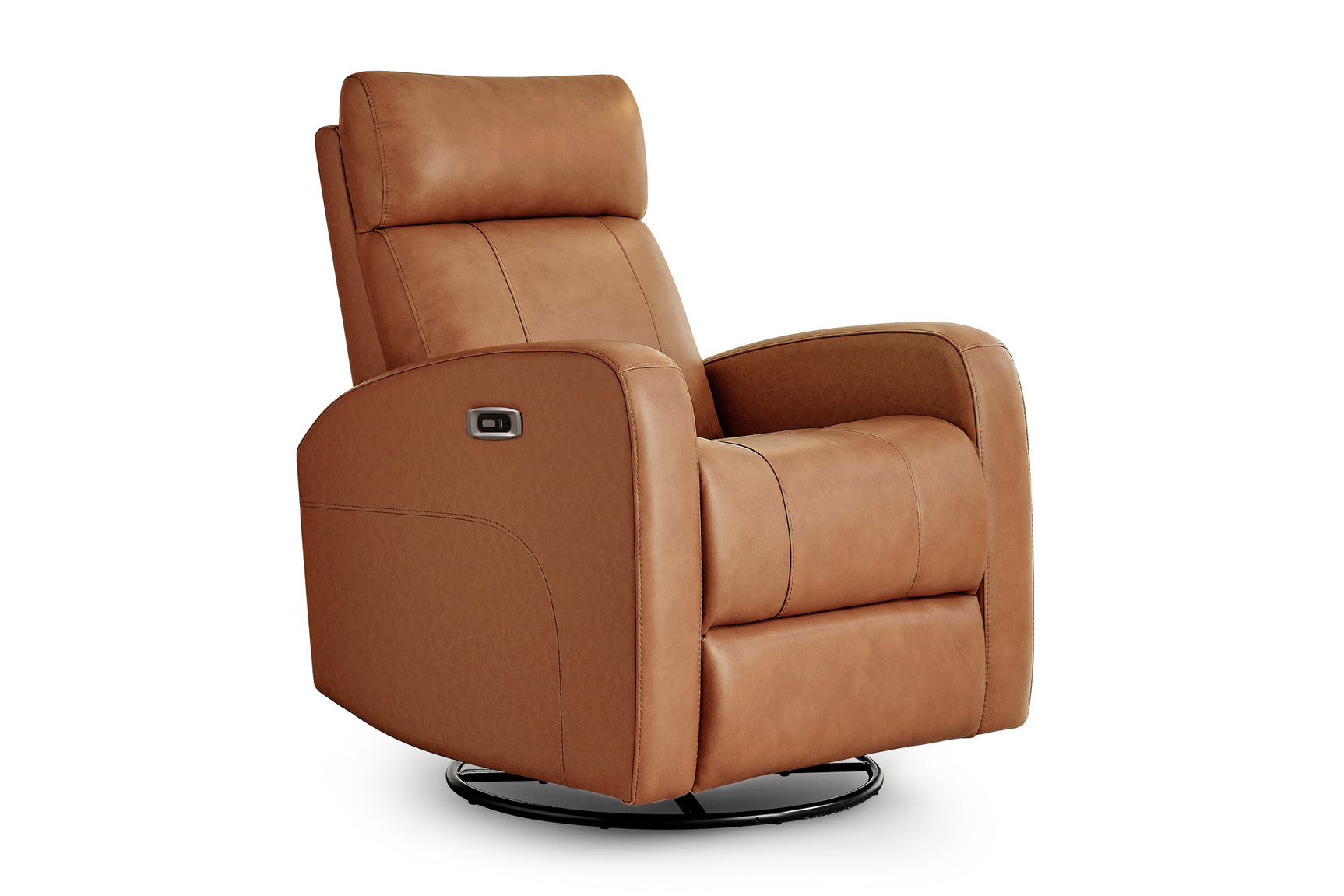 Dayna Leather Swivel Recliner Chair