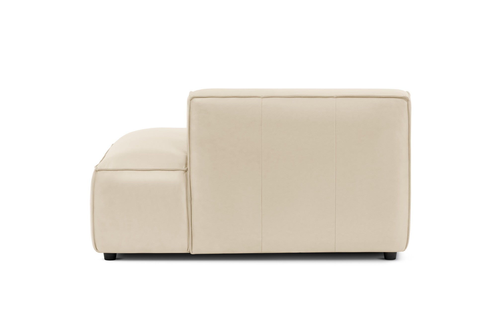Nathan Leather Right Open-End Sofa Module