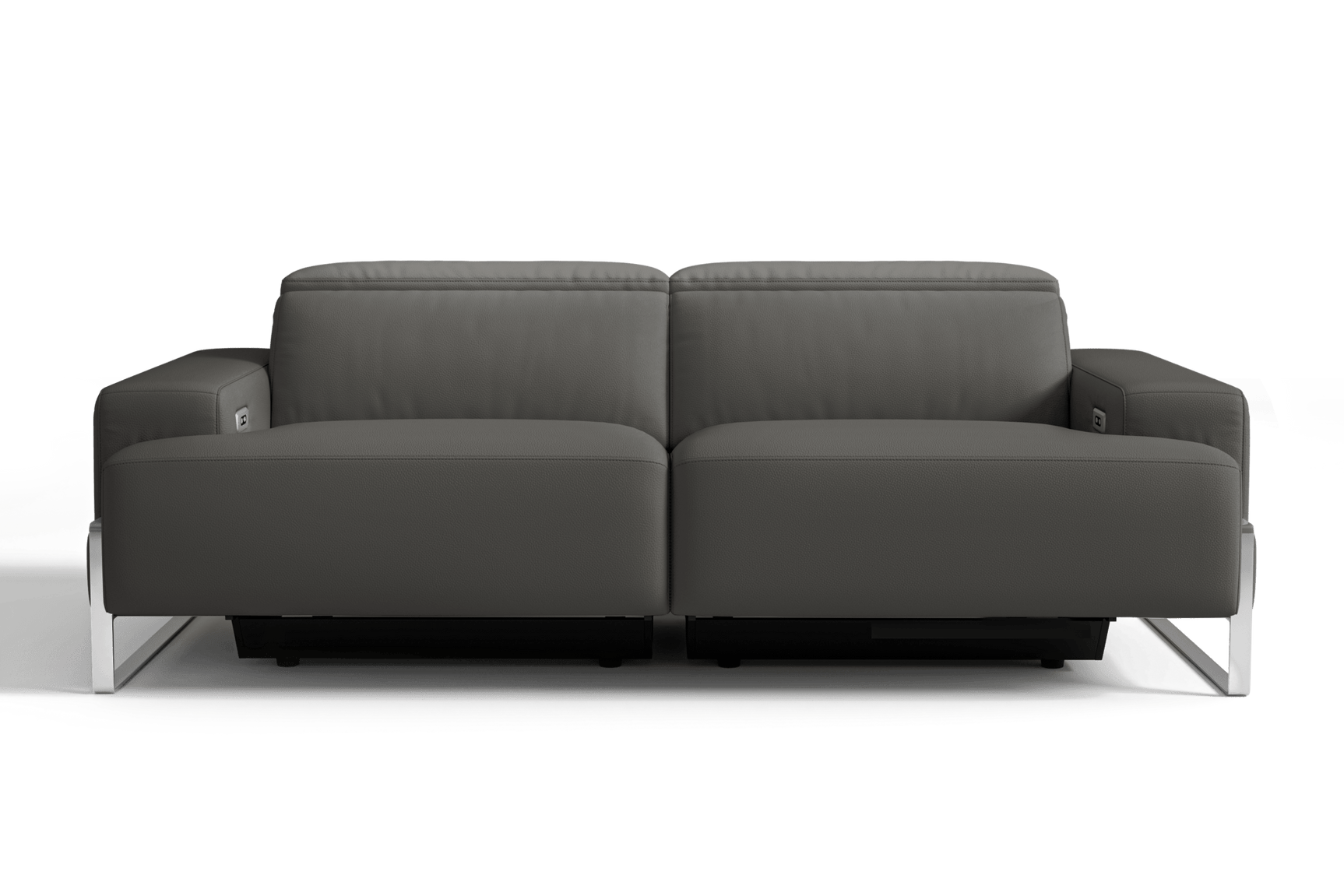 Melania Leather Reclining Sofa