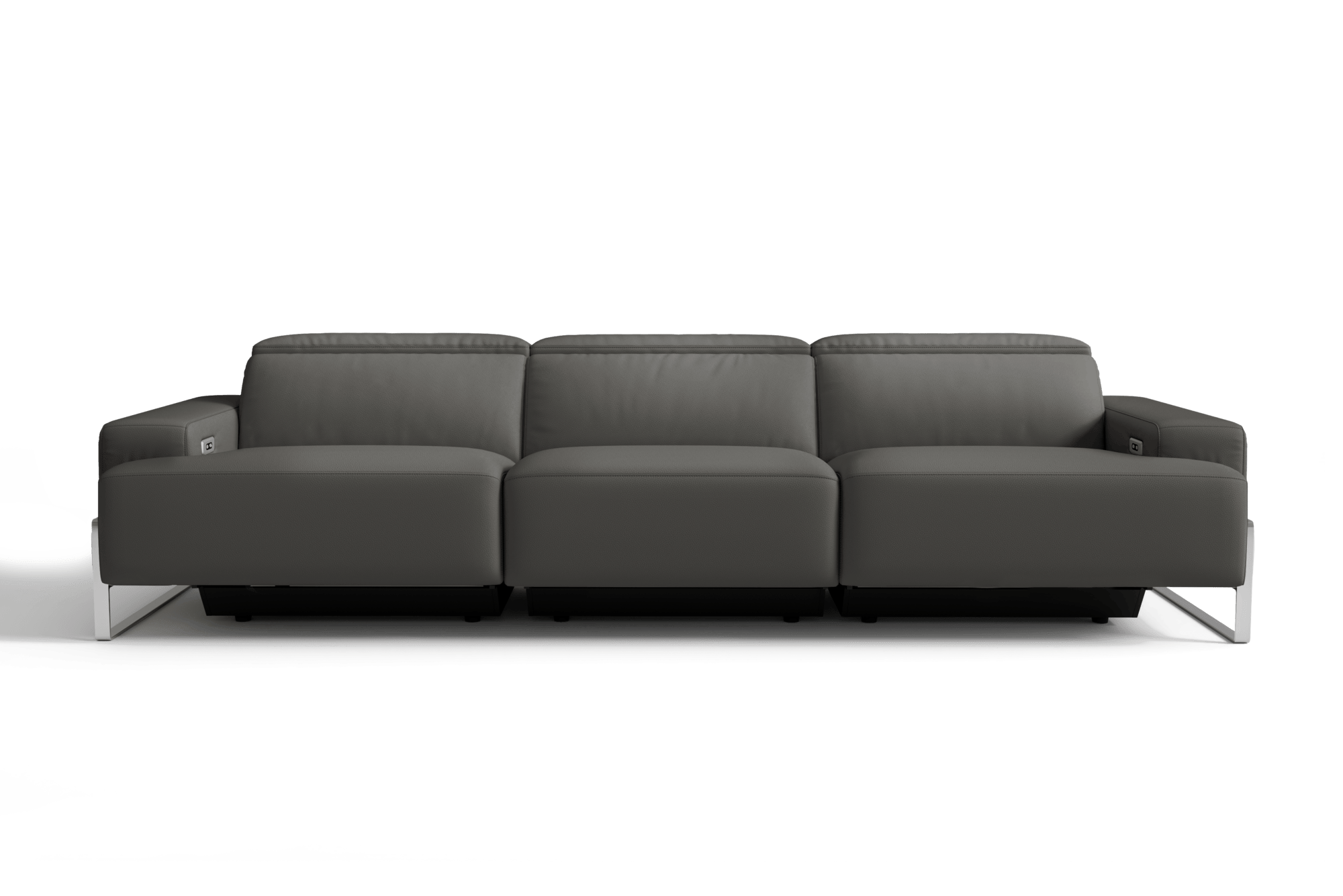 Melania Leather Reclining Sofa