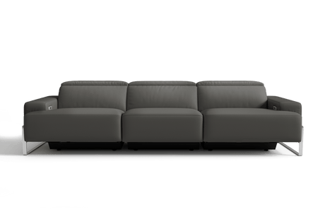 Melania Leather Reclining Sofa